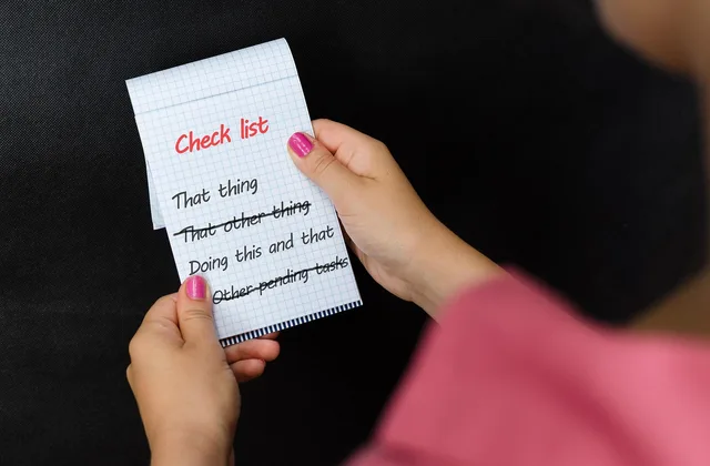 checklist, tasks, notepad, note, items, paper, priorities, organization, list, closeup, checklist, checklist, checklist, priorities, priorities, priorities, priorities, priorities. Selection checklist or gut feel? Micro influencer marketing due diligence
